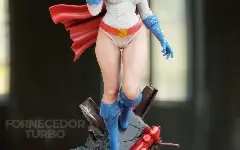 Power Girl 3D - Arquivo .Stl Para Impressão 3D