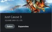 The last of us 2, PES 2021 , Just Cause 3 os três de PS4.
