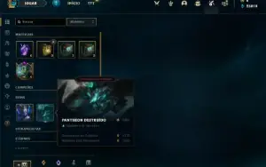 Conta Platina 1 com 27 Champs e 2 Skins + 2 Fragmentos