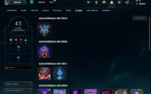 Conta Platina 1 com 27 Champs e 2 Skins + 2 Fragmentos