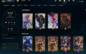 Conta LoL, Platina, Com 9 Skins Vitoriosa  Preço Negociável