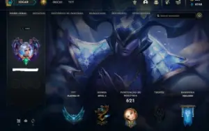 Conta LoL, Platina, Com 9 Skins Vitoriosa  Preço Negociável