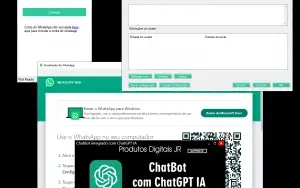 Chatbot para Zap com a IA Chat GPT + Video-Aula - Lic. Anual