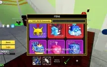 Conta de blox fruits com Spirit e dominio