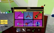 Conta de blox fruits com Spirit e dominio