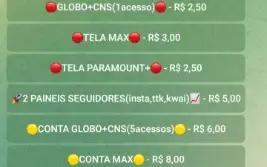 Contas/Paineis De Revenda + 217 Artes de Streaming!