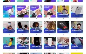 Pack Canva Assistência Técnica de Celular - 100 Artes