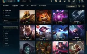 Conta ouro 2 com 140 Champs e 125 Skins ( MAIN JG )