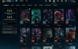 Conta ouro 2 com 140 Champs e 125 Skins ( MAIN JG )