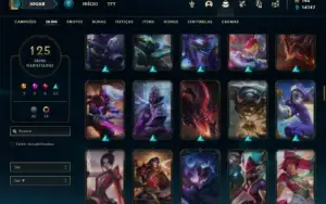 Conta ouro 2 com 140 Champs e 125 Skins ( MAIN JG )