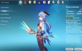 Kazuha + Ganyu + Xiao + Harpa