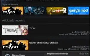 CONTA STEAM LVL 17 - 44 JOGOS + 8 Dlcs