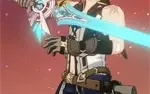 Genshin impact com eula, raiden shogum, espadão do itto ar55