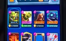 Conta Clash Royale arena 14