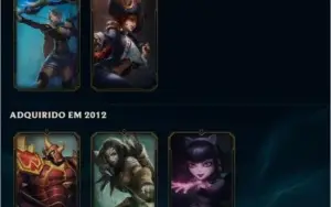 Conta De League Of Legends Icones Season 1