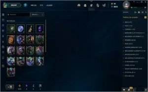 Conta para main ADC no league of legends(656 skins)