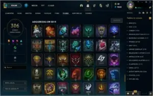 Conta para main ADC no league of legends(656 skins)