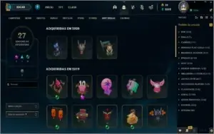 Conta para main ADC no league of legends(656 skins)
