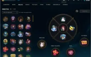 CONTA LEAGUE OF LEGENDS OURO 2 COM TODOS CAMPEÕS + 161 SKINS