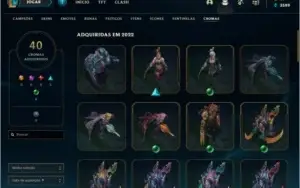 CONTA DE LOL MESTRE RARA