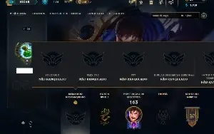 Unranked com 60 Champs e 18 Skins