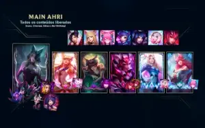 Conta Lol 302 Skins (16 Mit. 26 Lend. 125 Epic) + Exclusivos