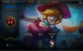 CONTA LVL 30 UNRANKED (orianna curtindo o verão)