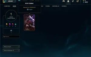 Conta ouro 4 com 23 Champs e 1 Skin + 9 Espolios