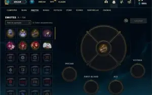 Conta ouro 4 com 23 Champs e 1 Skin + 9 Espolios