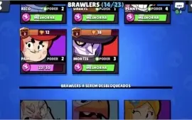 Conta BRAWL STARS NÍVEL 35 1400 trofeus