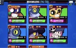 Conta BRAWL STARS NÍVEL 35 1400 trofeus