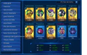 Conta LaDMO Servidor: Alphamon Mid Game !