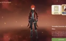 AR60 vários 5 estrelas, com skin do Diluc.