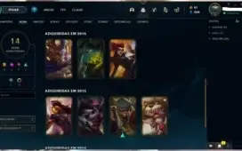 Smurf criada em 2014 ( 4 Skins Vitoriosas)