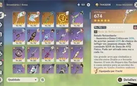 CONTA GENSHIN IMPACT VENTI+GANYU+CHILDE+KLEE+YAE MIKO+NILOU