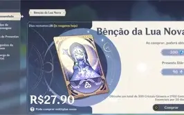 CONTA AR 39 - XIAO, DILUC, YOIMIYA, KLEE E MONA