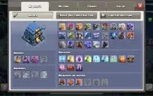 Coc. cv12 barato semi full com +700 gemas para mudar nome.