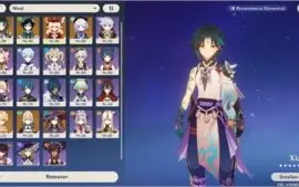 Conta com Venti, Klee, Xiao, Qiqi, Mona e Jean +2 armas 5*