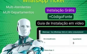 ChatBot Atendimento - MultiAtendentes e MultiDepartamentos