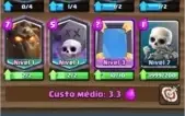 CONTA CLASH ROYALE - 220KOURO/6K GEMAS/6LENDÁRIAS/ALT. NOME