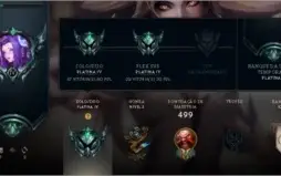 (CONTA LOL) PLATINA 4 , 231 SKINS,LV 164( INATIVA A 2 MES )