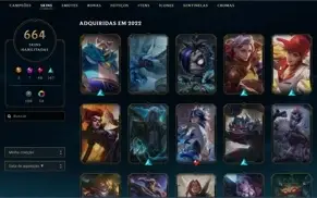 Conta lol 664 skins