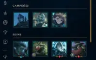 Conta League of Legends Full Acesso - 105 Champs e 95 Skins