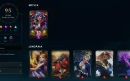 Conta League of Legends Full Acesso - 105 Champs e 95 Skins
