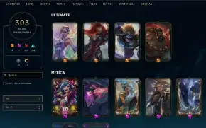 Conta Lol | Full Acesso | 336 Skins Raras | Todos Campeões