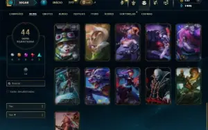 Esmeralda 3 com 90 Champs e 44 Skins