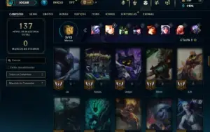 Esmeralda 3 com 90 Champs e 44 Skins