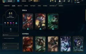 Esmeralda 3 com 90 Champs e 44 Skins