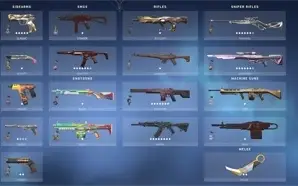 Conta valorant com muitas skins e passe (conta desde o beta)