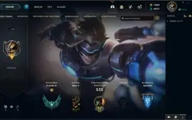 League of Legends Platina IV (110 skins - todos champs)